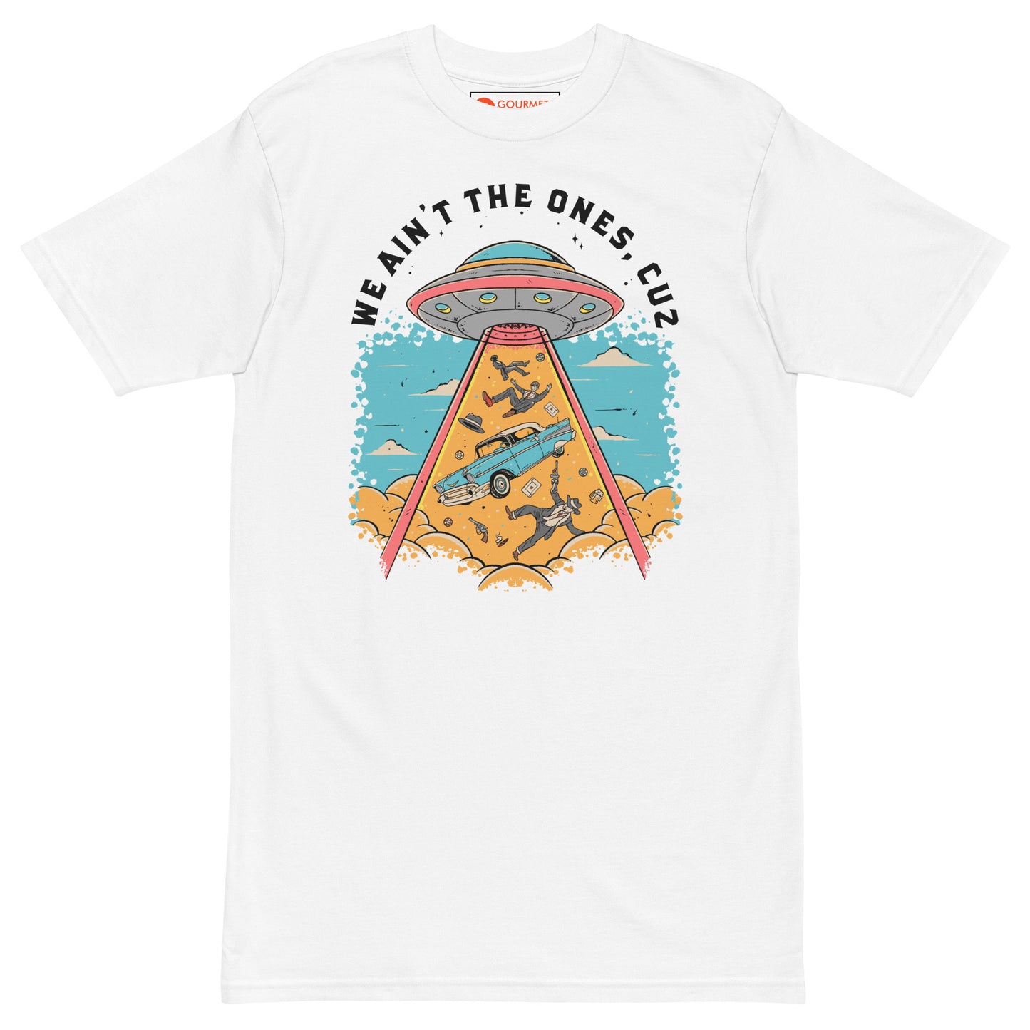 Italian American alien T-shirt - We Ain't the Ones funny