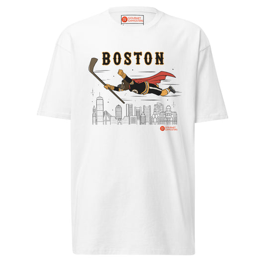 Boston Hockey Bear T-shirt - Superhero Bruins