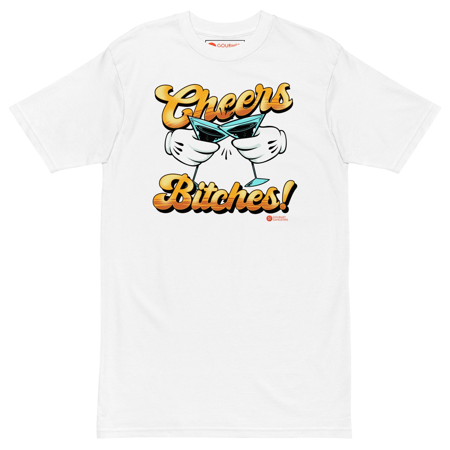 Cheers Bitches T-shirt - funny Boston sitcom parody
