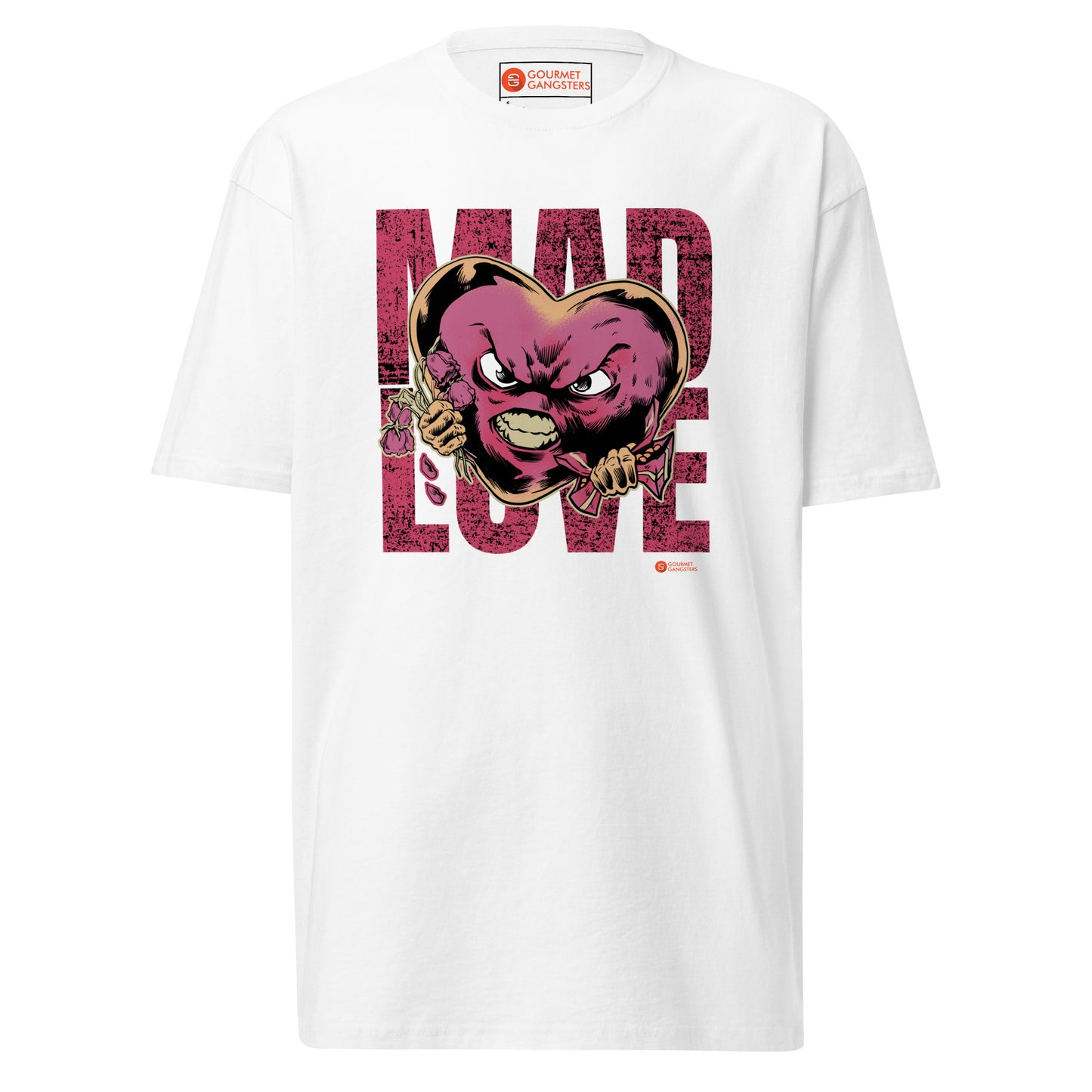 Mad Love T-shirt front - Boston pride