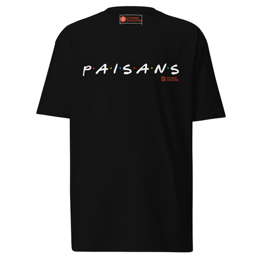Paisans sitcom T-shirt front - 90s TV parody Italian pride