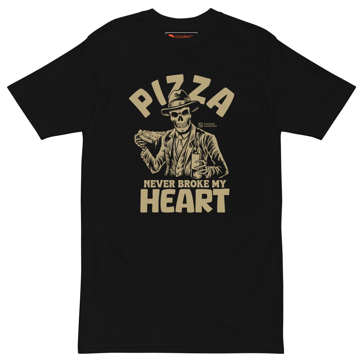 Pizza Never Broke My Heart T-shirt - funny Italian food