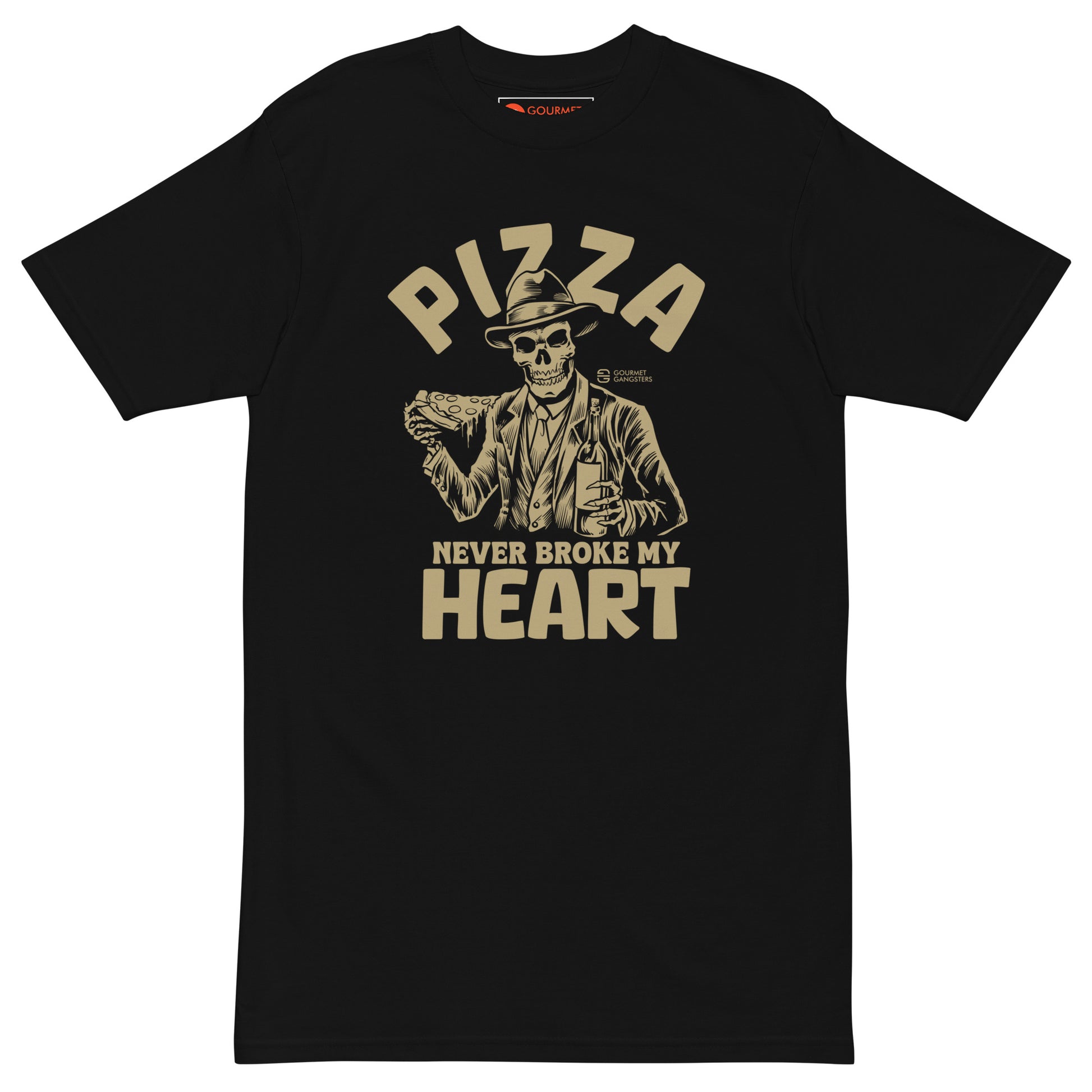 Pizza Never Broke My Heart T-shirt - funny Italian food
