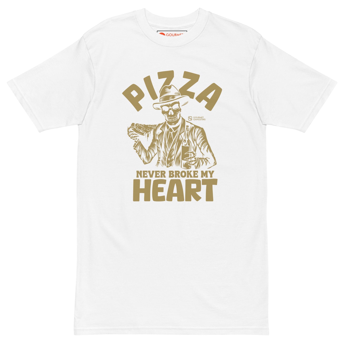 Italian food T-shirt - Pizza Never Broke My Heart pride