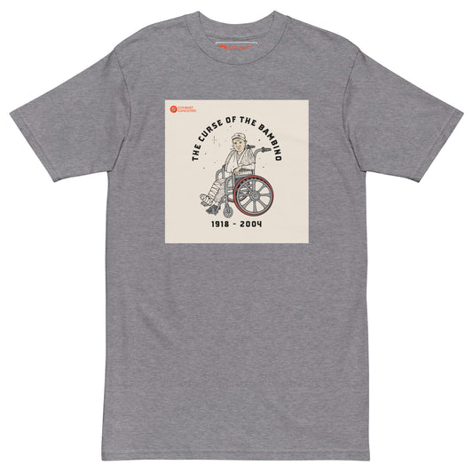 The Curse of the Bambino T-shirt front - Boston baseball
