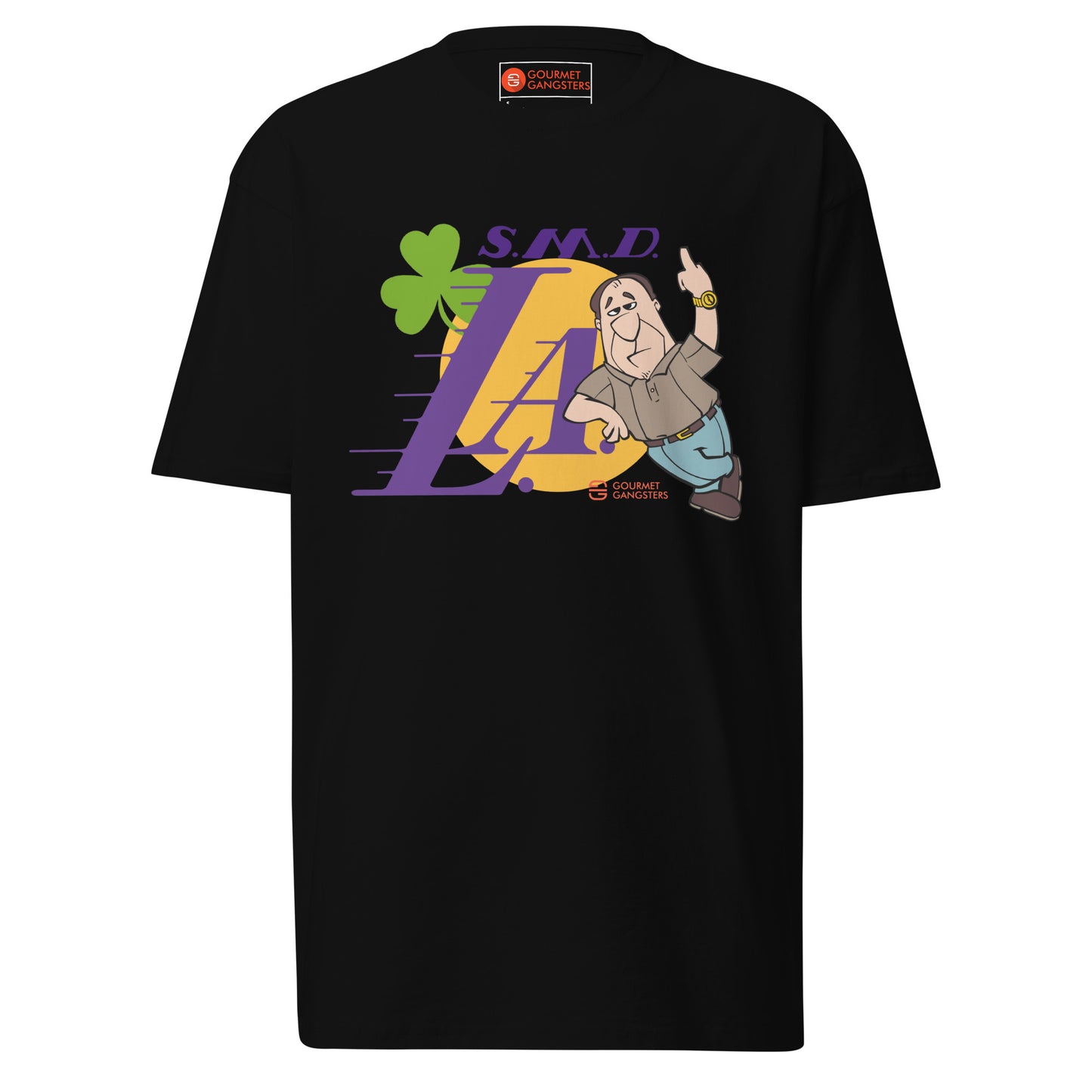 Boston Celtics T-shirt mockup - Tony Flintstoni basketball