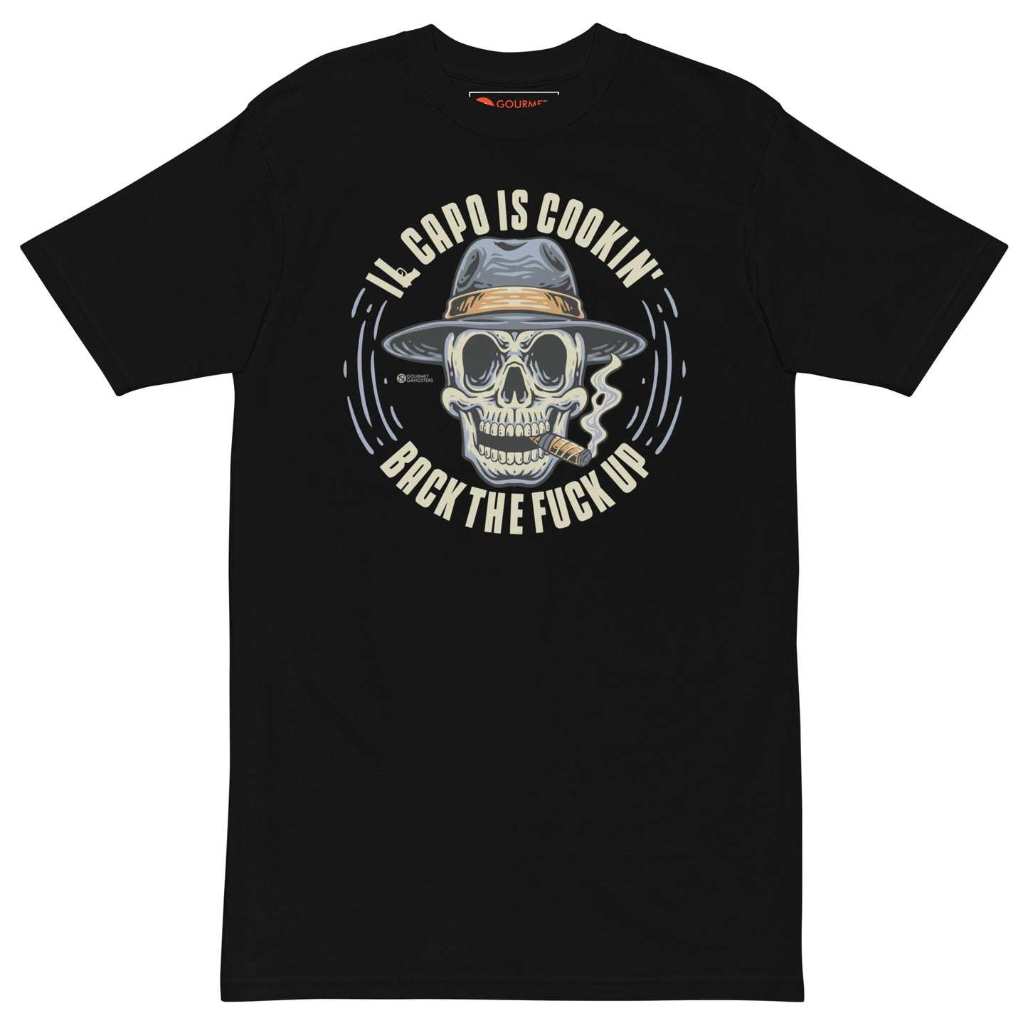 Il Capo Is Cookin Back Up T-shirt - Italian mafia boss