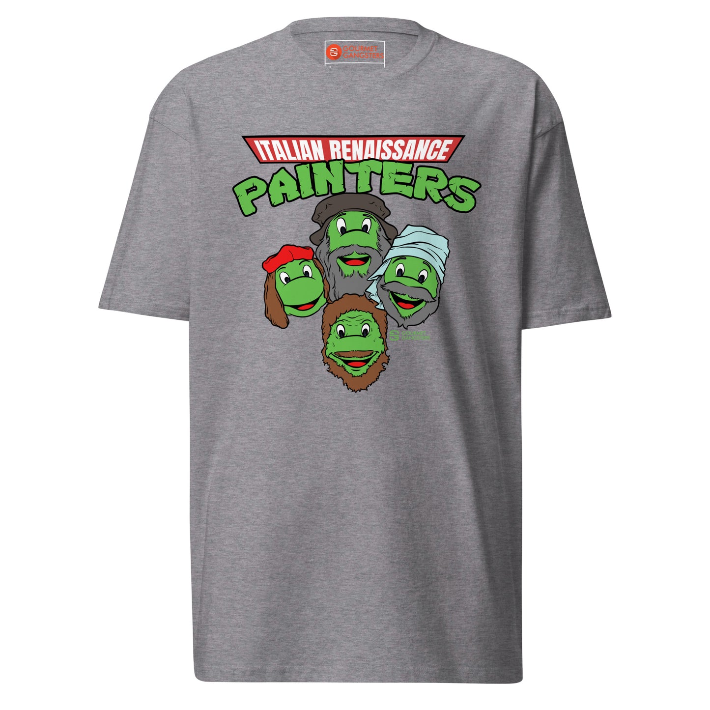 Italian Renaissance Painters T-shirt - 80s cartoon spoof