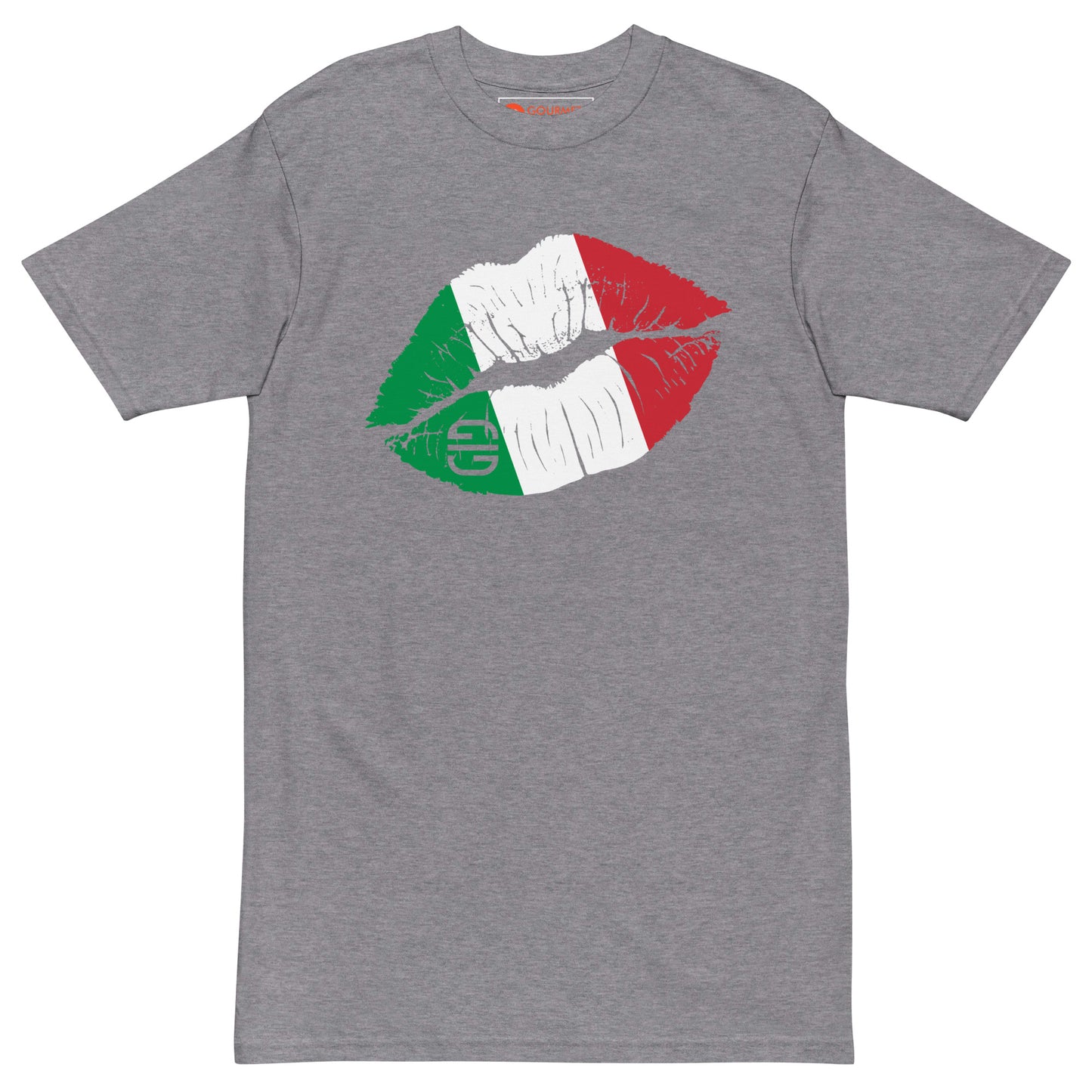 Italian Flag Kiss Lips T-shirt - Italian American pride