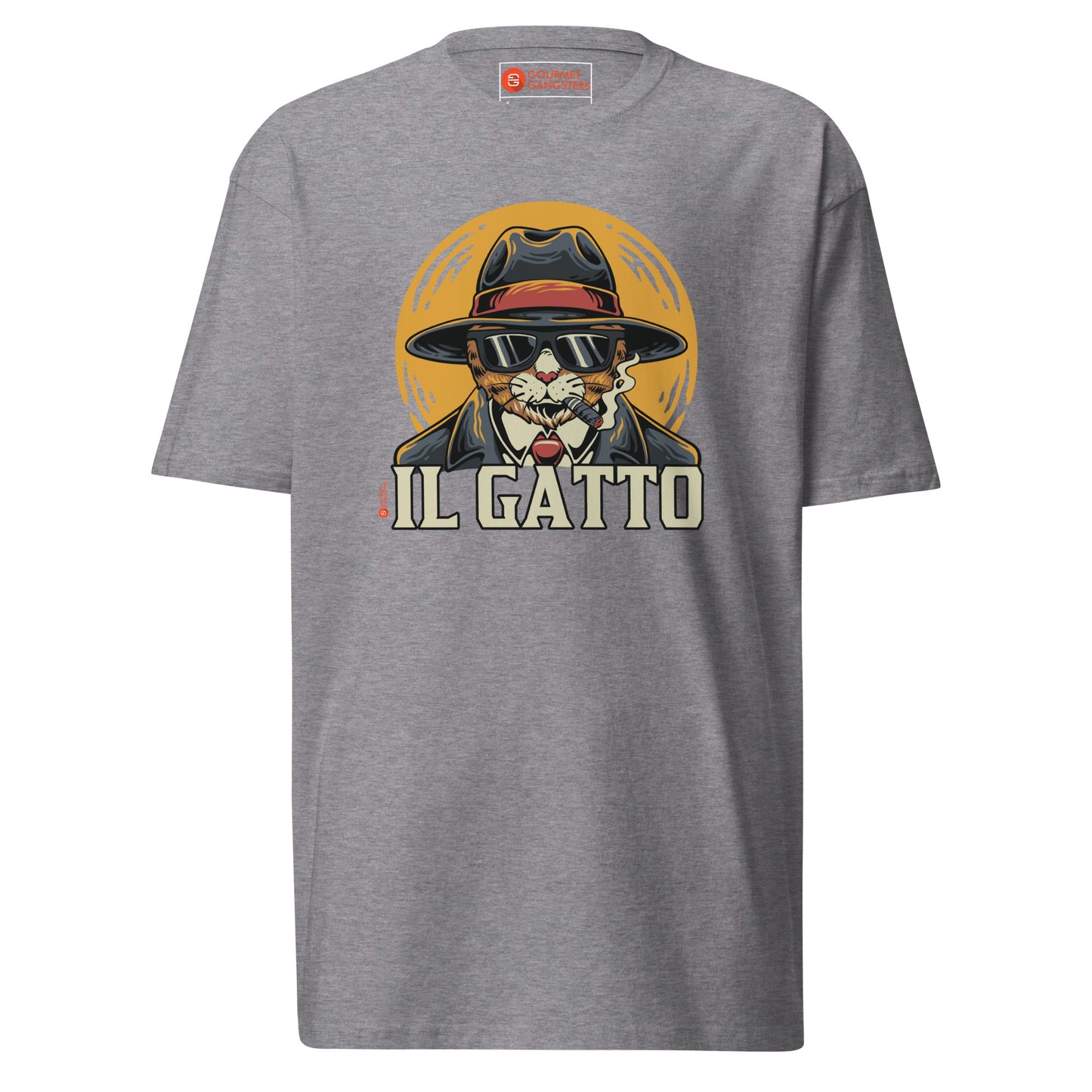 Italian mafia T-shirt mockup - Il Gatto cat