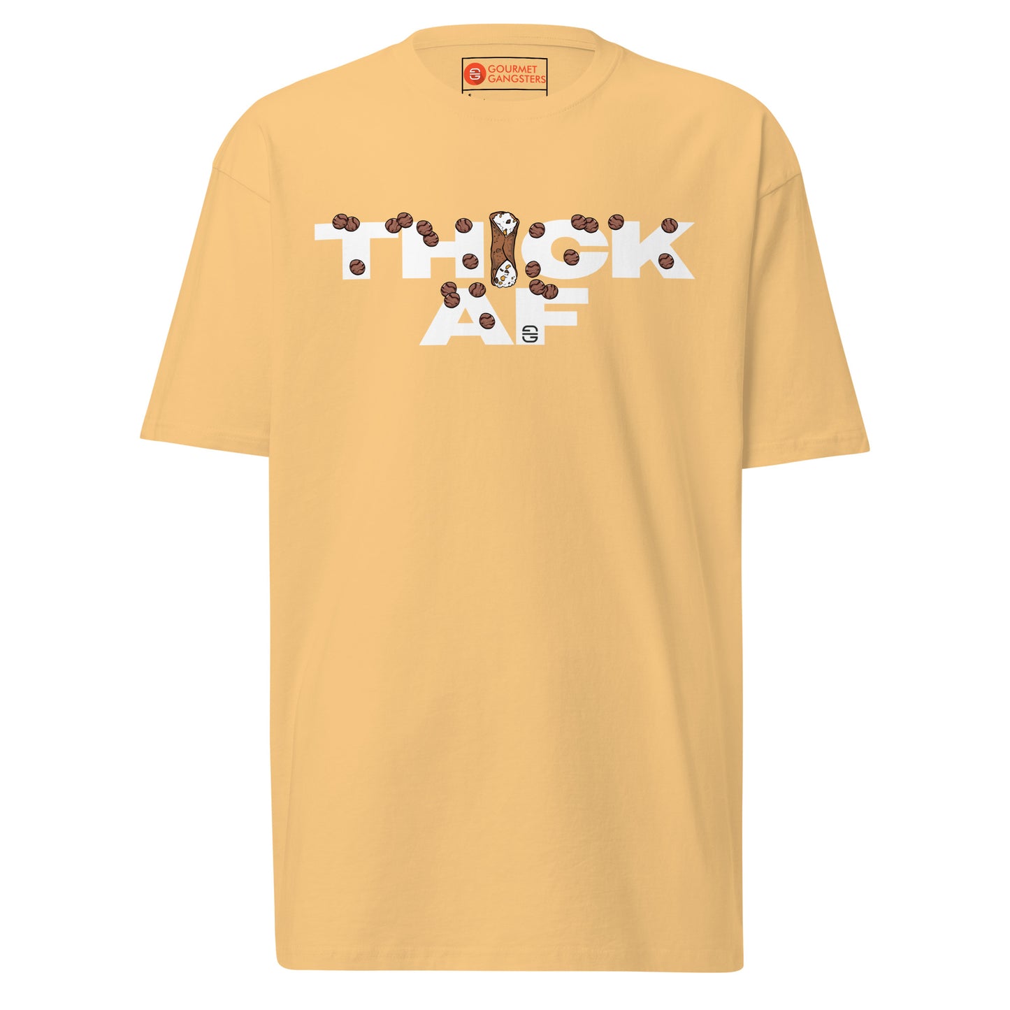 Cannoli T-shirt mockup - Thick AF Italian