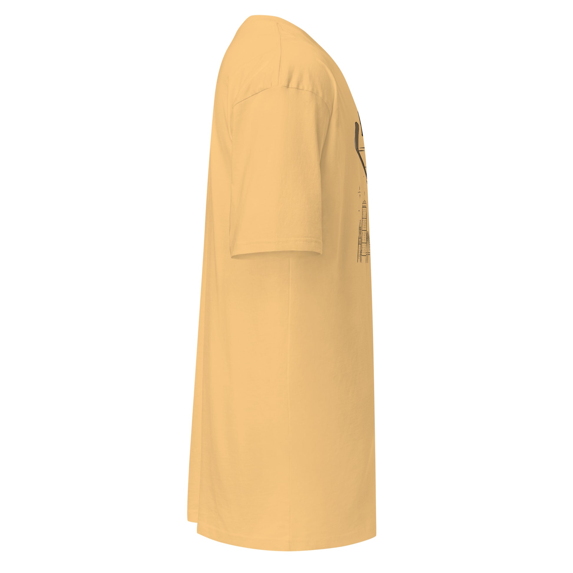 Boston Hockey Bear T-shirt detail - Superhero Bruins