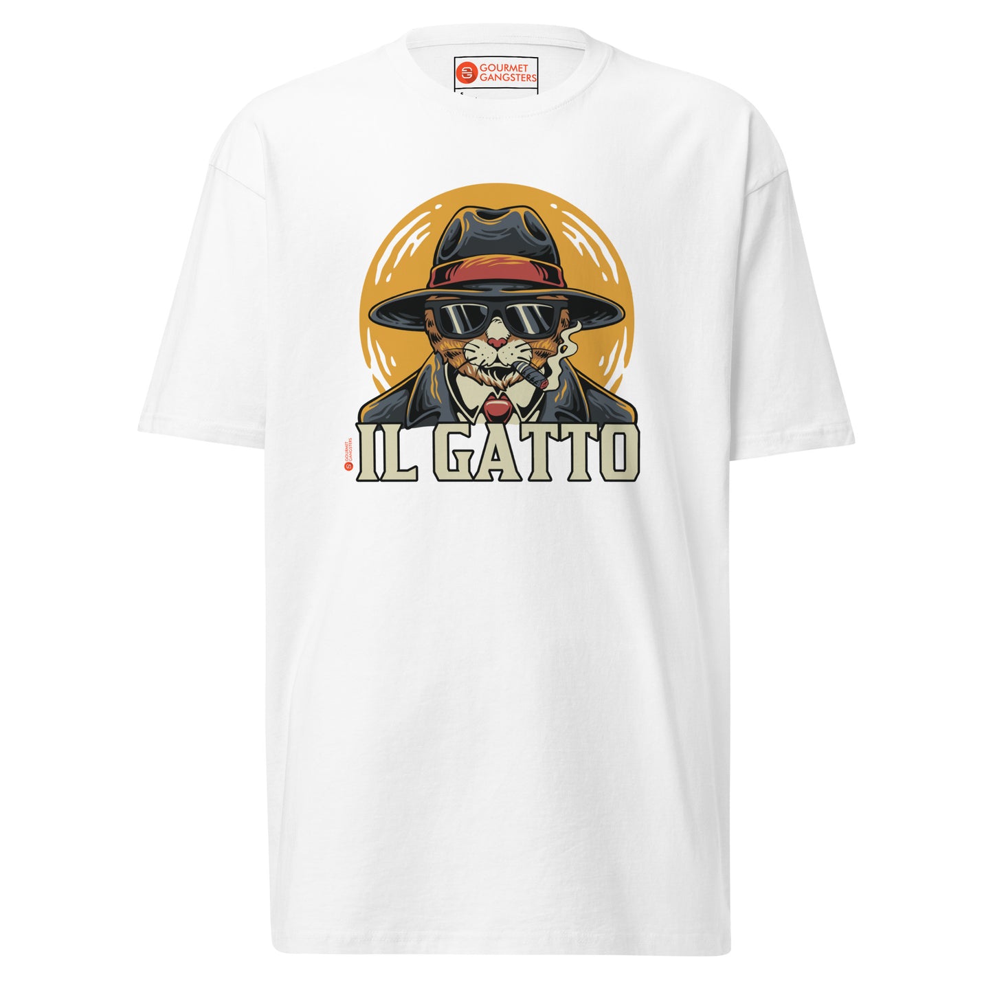 Il Gatto T-shirt mockup - Italian mafia