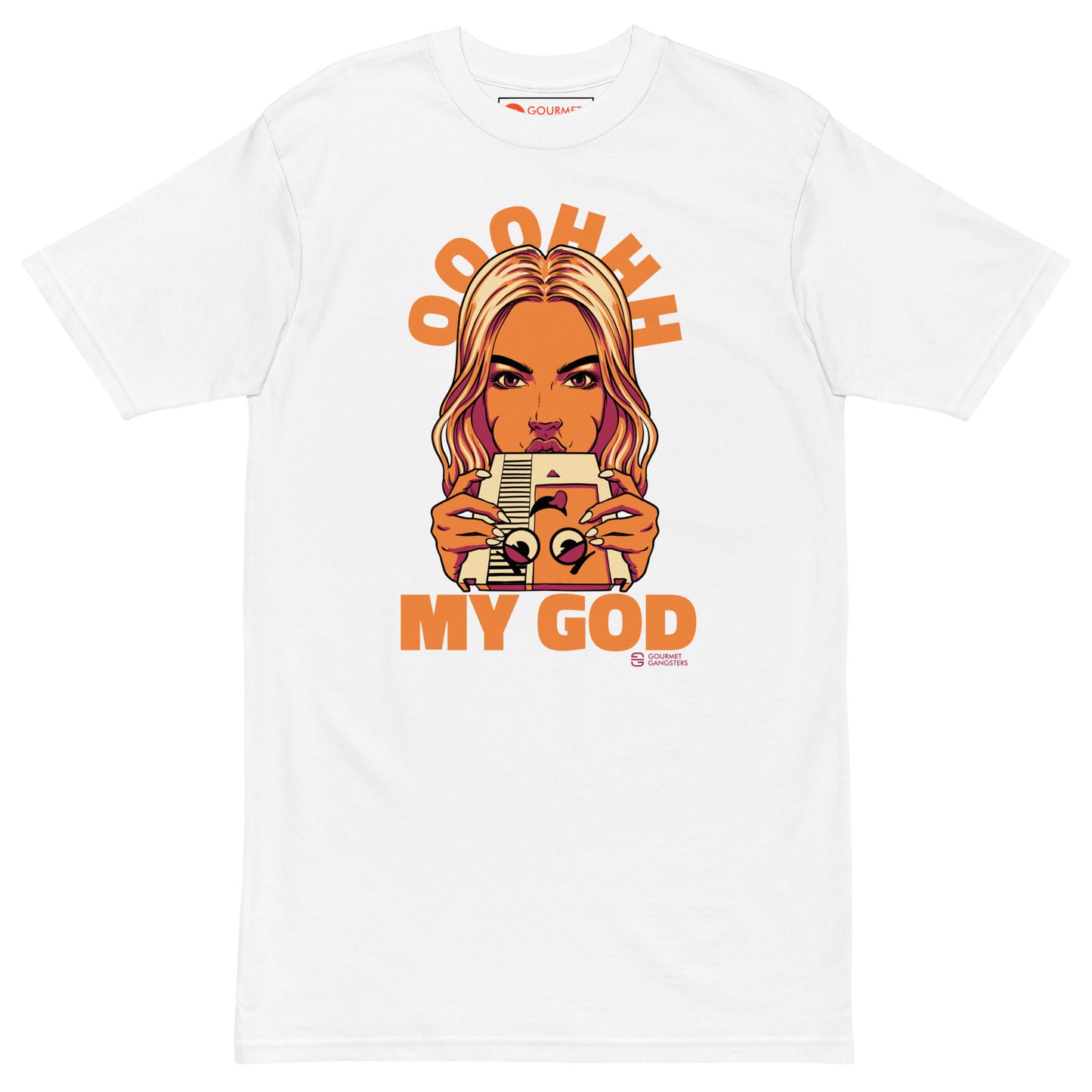 Game console T-shirt mockup - NES Cartridge funny