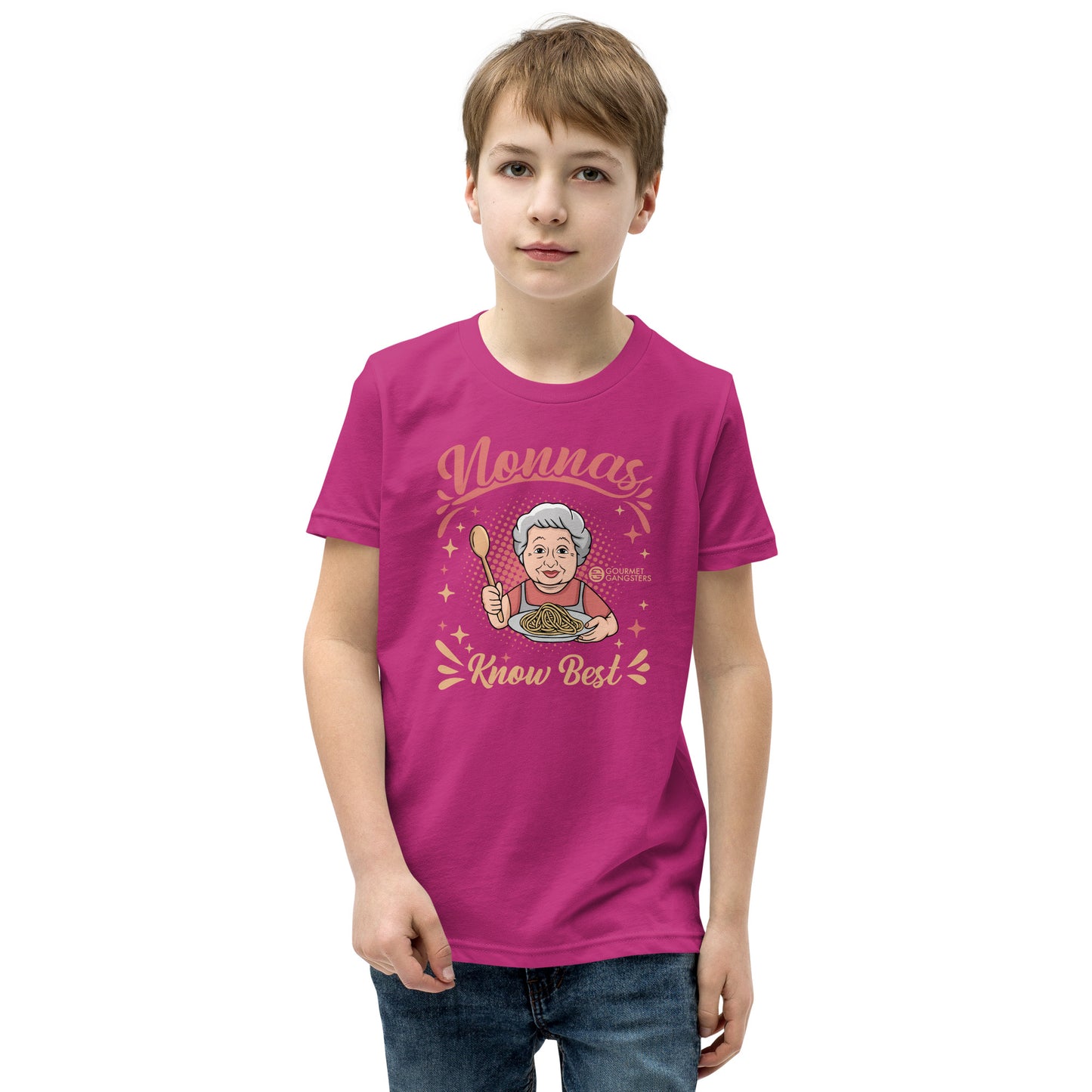 Italian grandmother youth T-shirt lifestyle - Nonnas Know Best