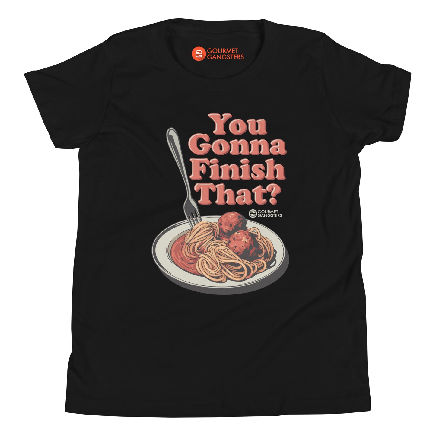 Kids Italian tee navy - You Gonna Finish That pride