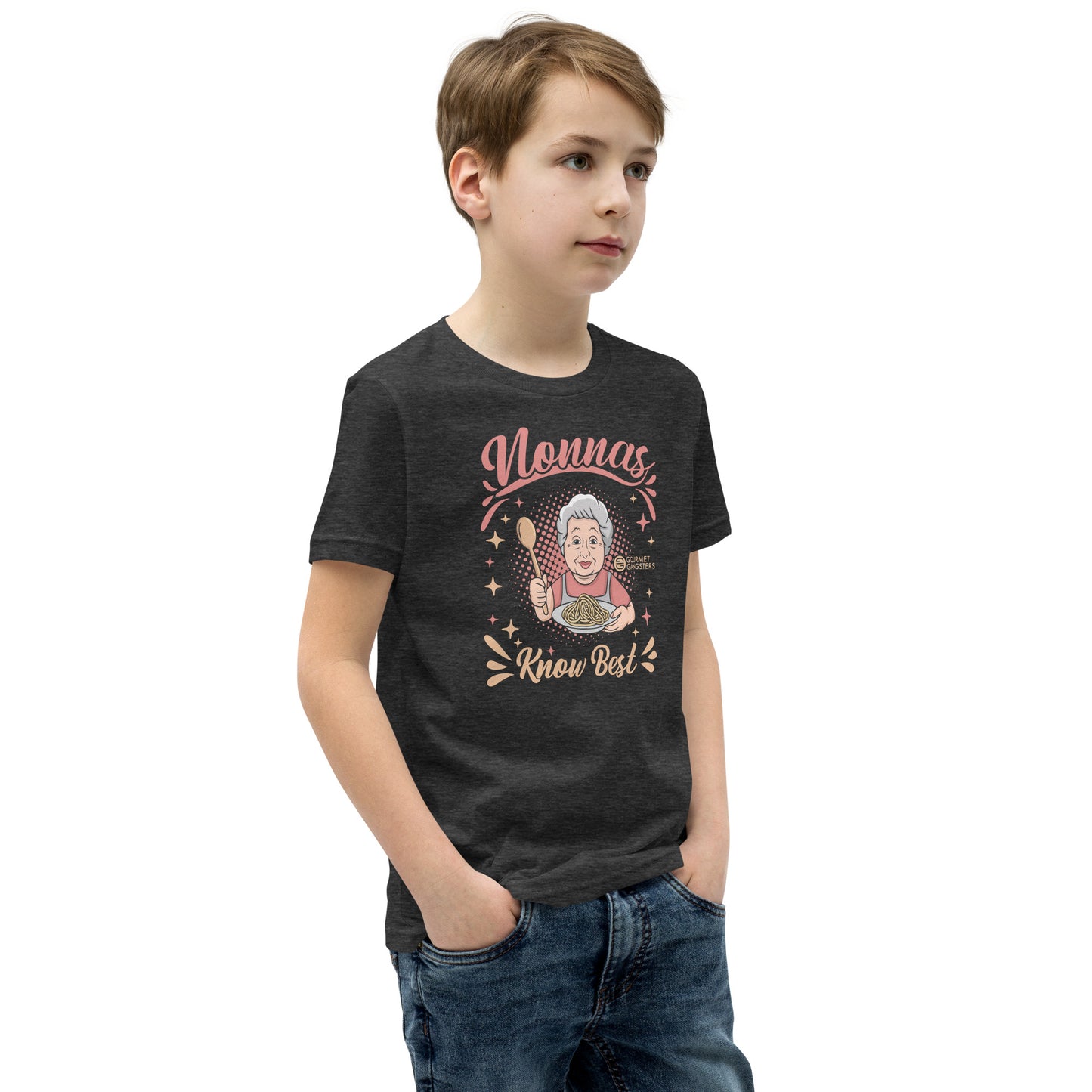 Nonnas Know Best youth shirt lavender - Italian American