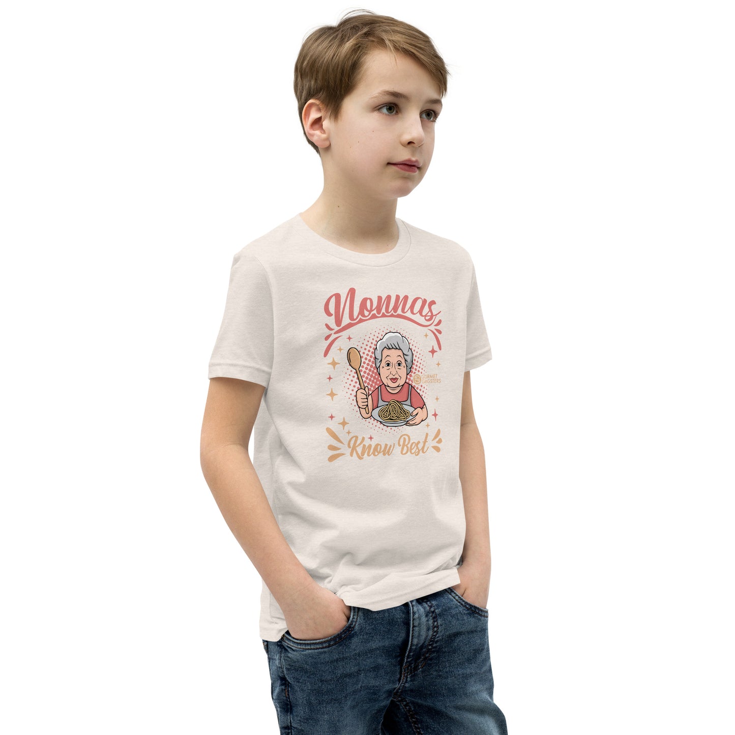 Italian American youth tee additional variant - Nonnas Know Best