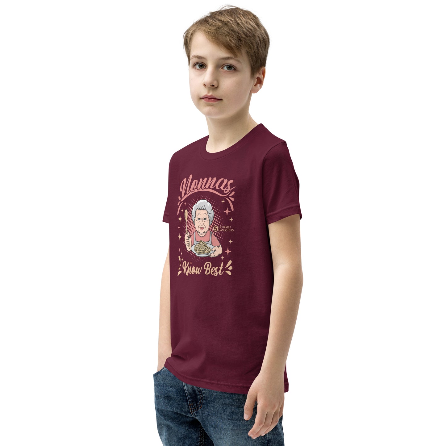 Nonnas Know Best kids tee additional option - Italian pride