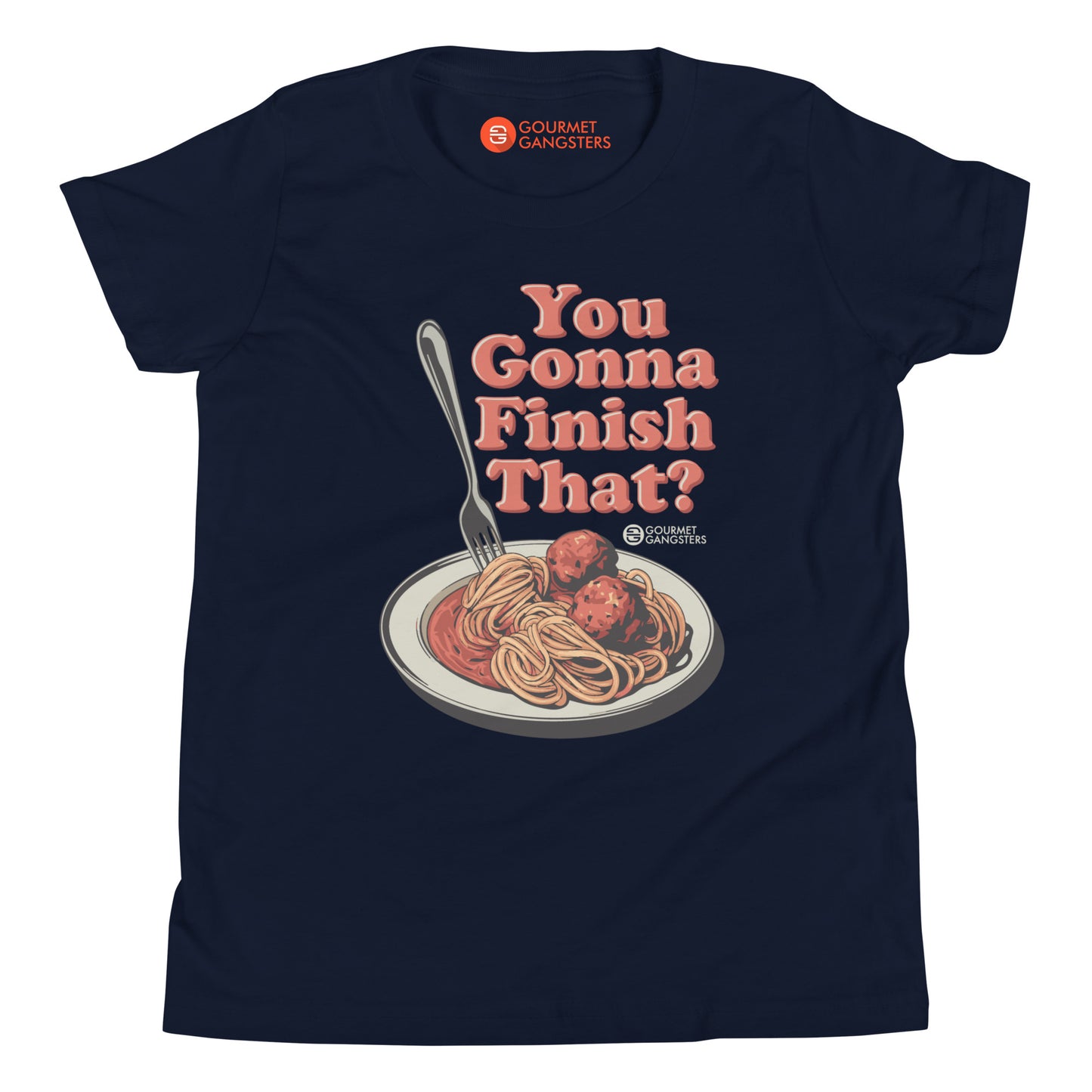 You Gonna Finish That youth T-shirt - Italian American kids